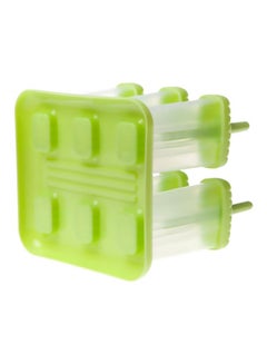 CYTHERIA 6-Piece Ice Cream Popsicle Molds Green/Clear  - Image 3