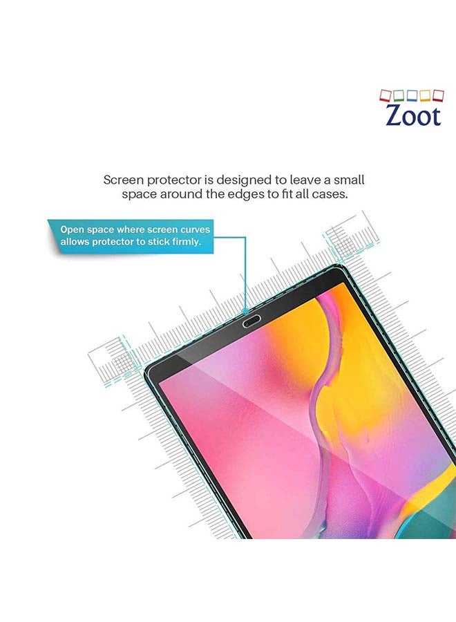 Zoot Tempered Glass Screen Protector For Samsung Galaxy Tab A Clear - Image 3