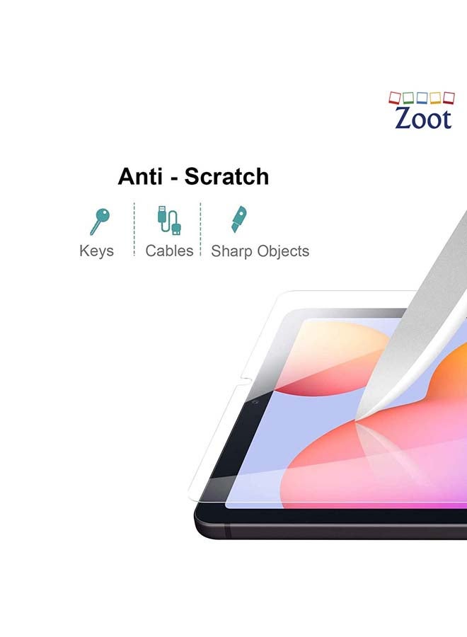 Zoot Tempered Glass Screen Protector For Samsung Galaxy Tab S6 LITE Clear - Image 3