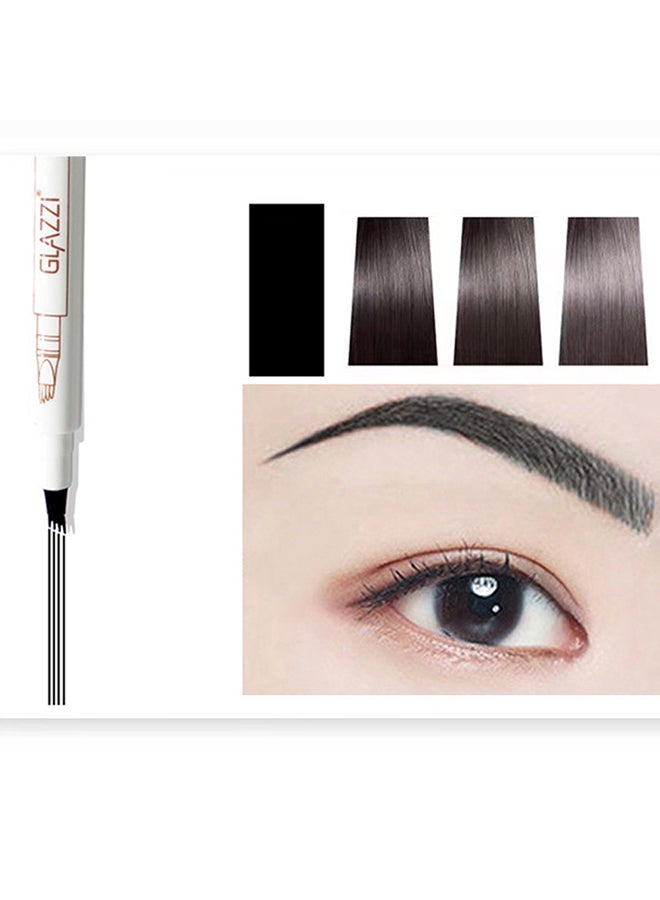جلازي قلم حواجب رائع مضاد للماء أسود - Image 3