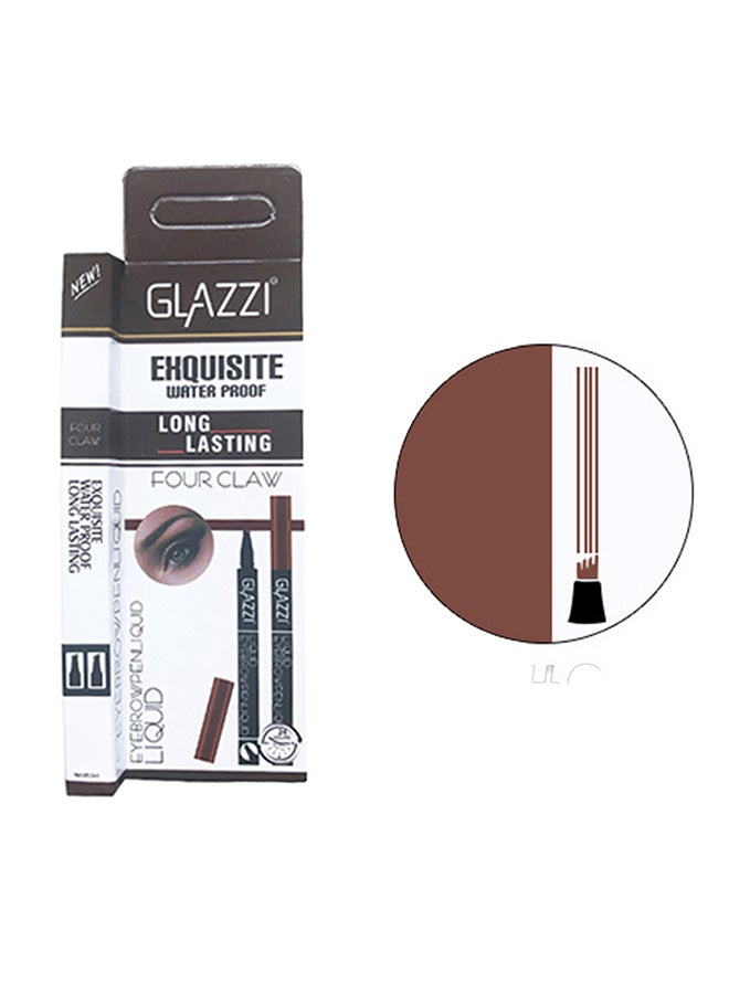 جلازي قلم حواجب رائع مضاد للماء بني - Image 2