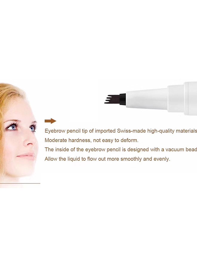 جلازي قلم حواجب رائع مضاد للماء بني - Image 4
