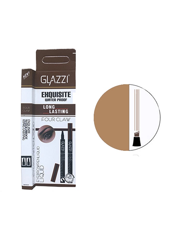 جلازي قلم حواجب رائع مضاد للماء البني الفاتح - Image 2