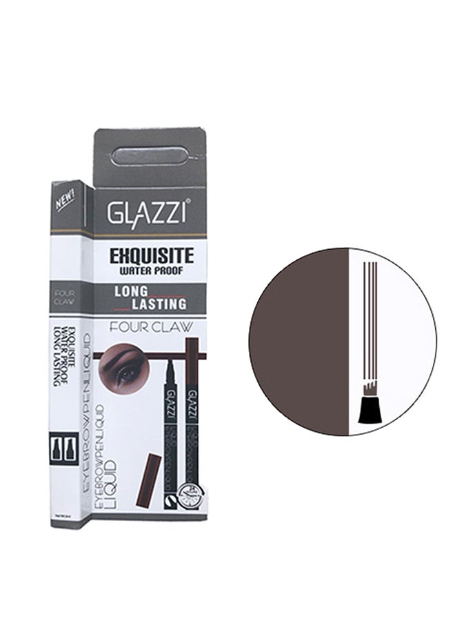 جلازي قلم حواجب رائع مضاد للماء رمادي - Image 2