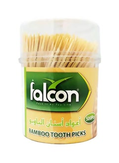 فالكون 500 نكاشة أسنان من الخيزران بيج  - Image 1