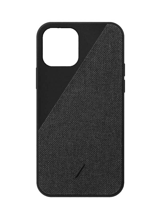 Clic Canvas Case For iPhone 12 Pro Max Black
