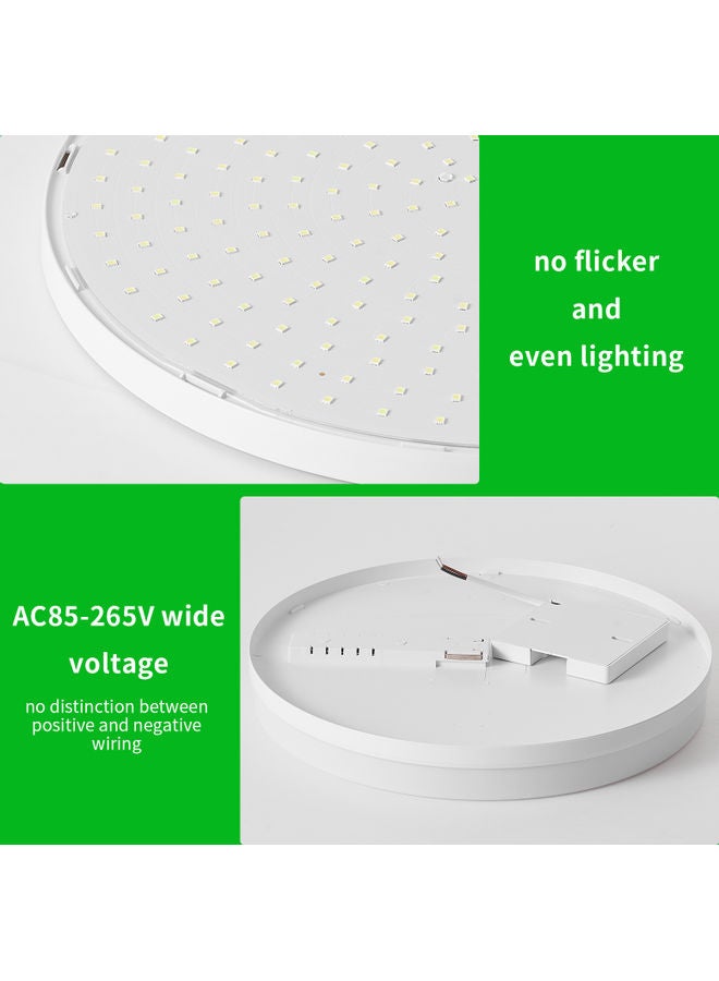 LEDs Ceiling Light White 23.5X4.3X23.5cm - Image 4