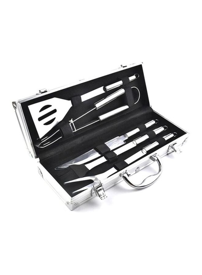 شاربدو طقم أدوات للشواء مكون من 5 قطع أسود/ فضي 37x13x7سم - Image 2
