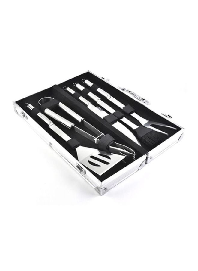 شاربدو طقم أدوات للشواء مكون من 5 قطع أسود/ فضي 37x13x7سم - Image 3