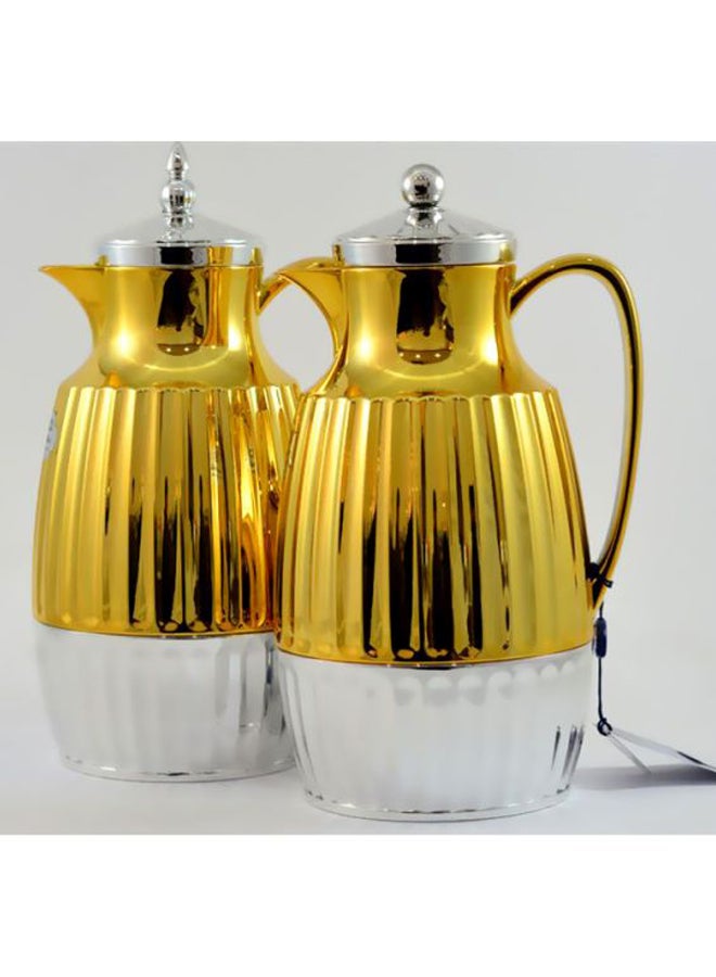Homemaker 2-Piece Tea And Coffee Flask Set Gold/Silver - Image 3