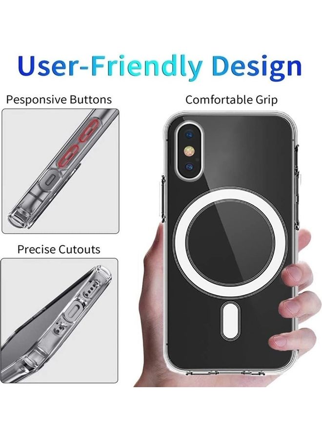 Generic - Protection Case With Magsafe For IPhone XS/X Clear - Image 1