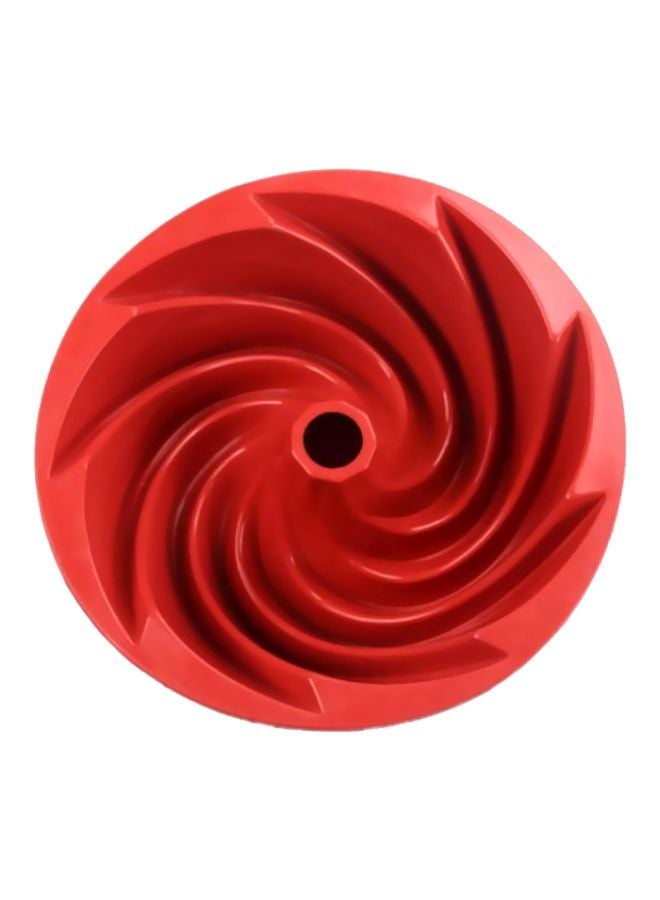 شاربدو قالب كيك بتصميم حلزوني أحمر 24.5x24.5x8.7سم - Image 1