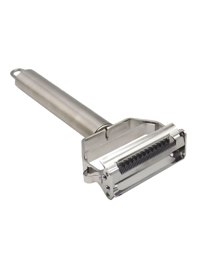 شاربدو مقشرة متعددة الوظائف من الإستانلس ستيل فضي 18x8.2x2.4سم - Image 1