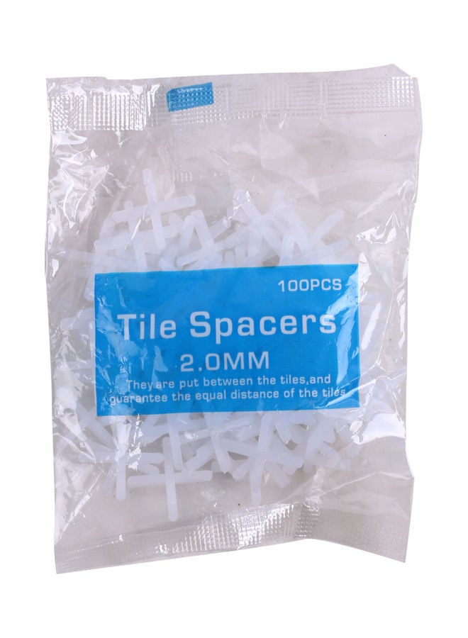 100-Piece Tile Spacer White - Image 1