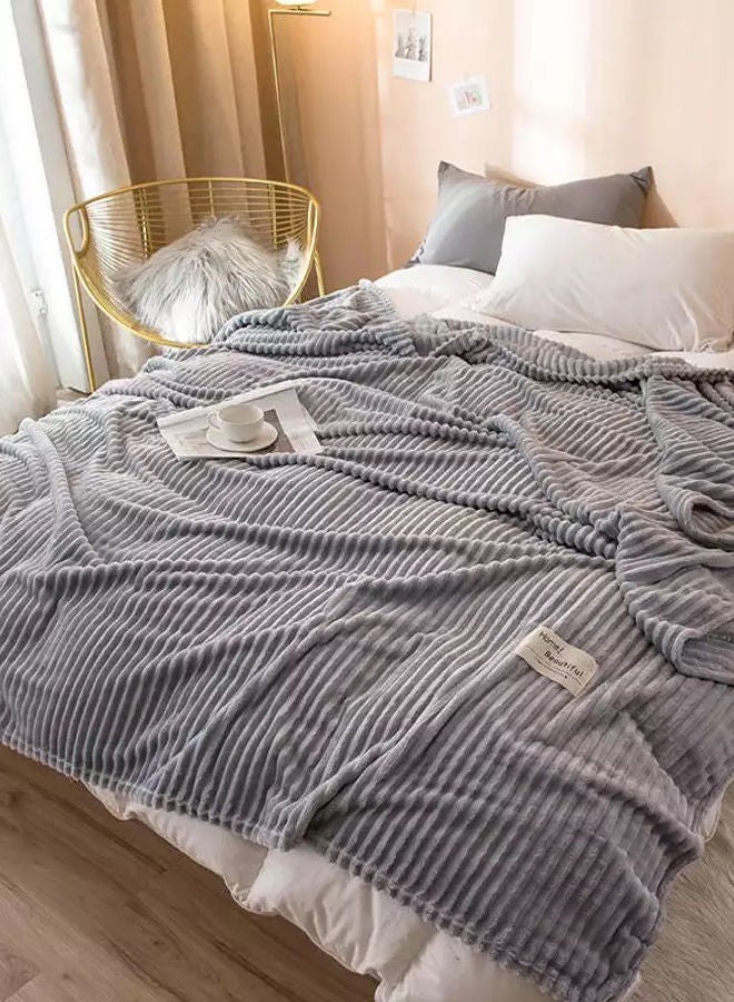 ديلز فور لس بطانية ناعمة صوف رمادي 200x230سم - Image 3