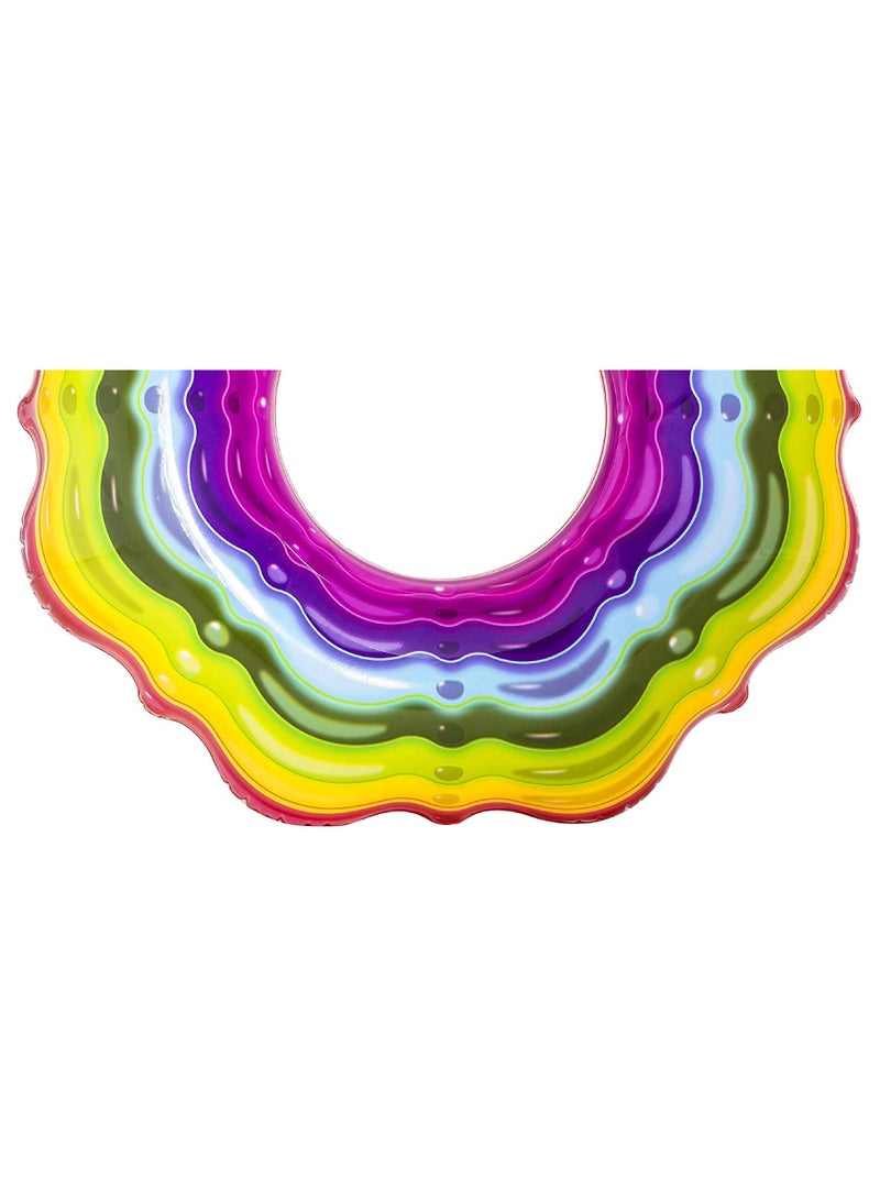Rainbow Ribbon Inflatable Floating Tube 26-36163 1.15meter
