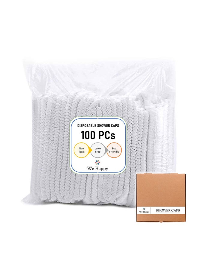 High Quality Disposable Shower Cap White Pack of 200 - Image 2