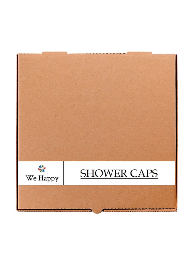 قبعة استحمام عالية الجودة للاستخدام مرة واحدة أسود Pack of 100 - Image 4