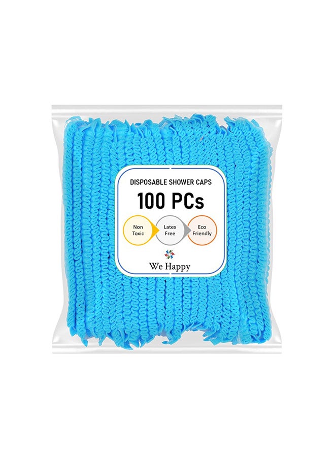 High Quality Disposable Shower Cap Blue Pack of 300 - Image 3