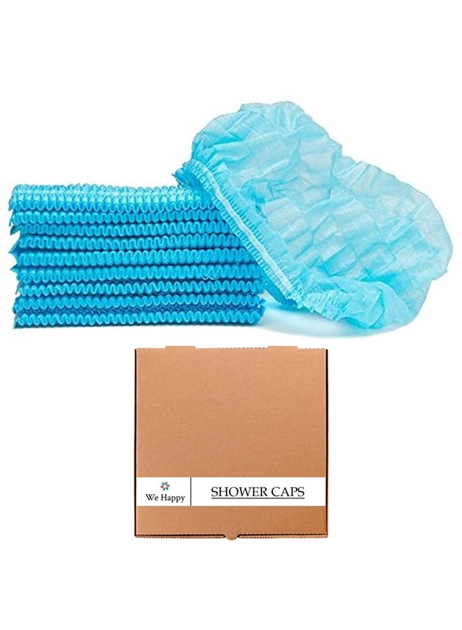 High Quality Disposable Shower Cap Blue Pack of 300 - Image 4