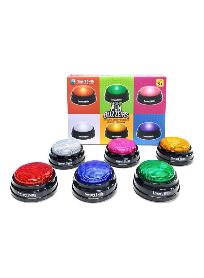 6-Piece Sound And Light Buzzers For Fun Learning  - Image 1