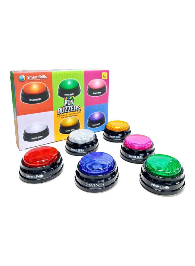 6-Piece Sound And Light Buzzers For Fun Learning  - Image 2
