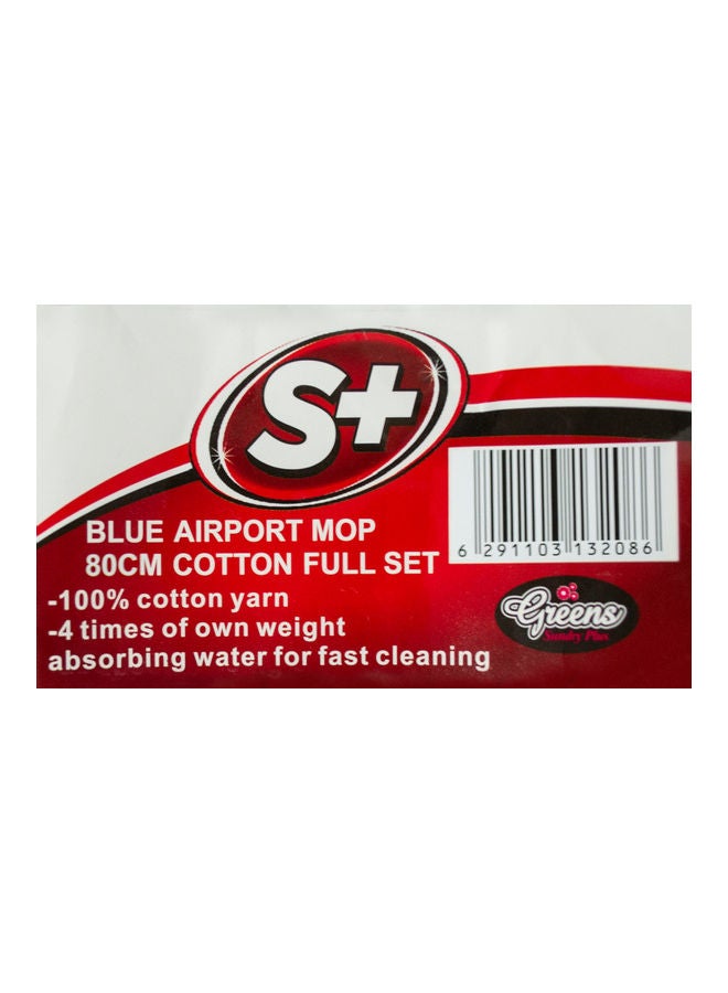 S+ - Airport Mop Full Set Blue 80cm - Image 1