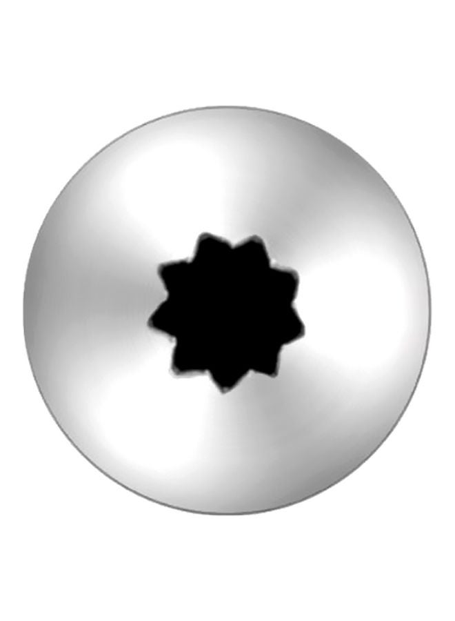 Beauenty Cake Decorating Piping Nozzle Silver 5cm - Image 1