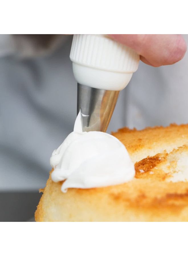 Beauenty Cake Decorating Piping Nozzle Silver 5cm - Image 4