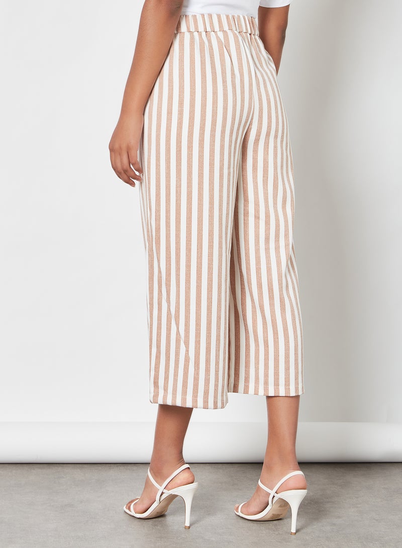 ONLY - Striped Culottes Almondine - Image 1