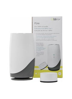 bbluv 3-In-1 HEPA Air Purifier With Active Carbon Filtration B0165 White/Grey  - Image 2