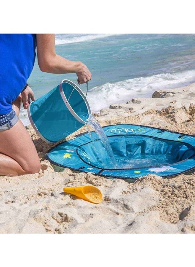 bbluv - Pop-up Beach Pool With Collapsible Bucket - Blue 30inch - Image 1