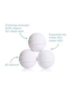 3-Piece Sleepfrida The Natural Vapor Bath Bomb Set White 4.44x6.35x17.78cm - v1621413070/N45745050A_3