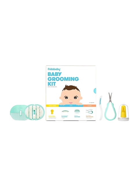 Grooming Kit Includes Finger Brush With Storage Stand Hair Brush With Case Styling Hair Comb Easy Grip Nail Scissors With Nail File And Case