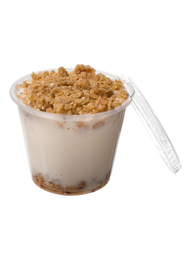 Generic - 50 Pieces Disposable Plastic Sauce Cups With Lids Clear - Image 1