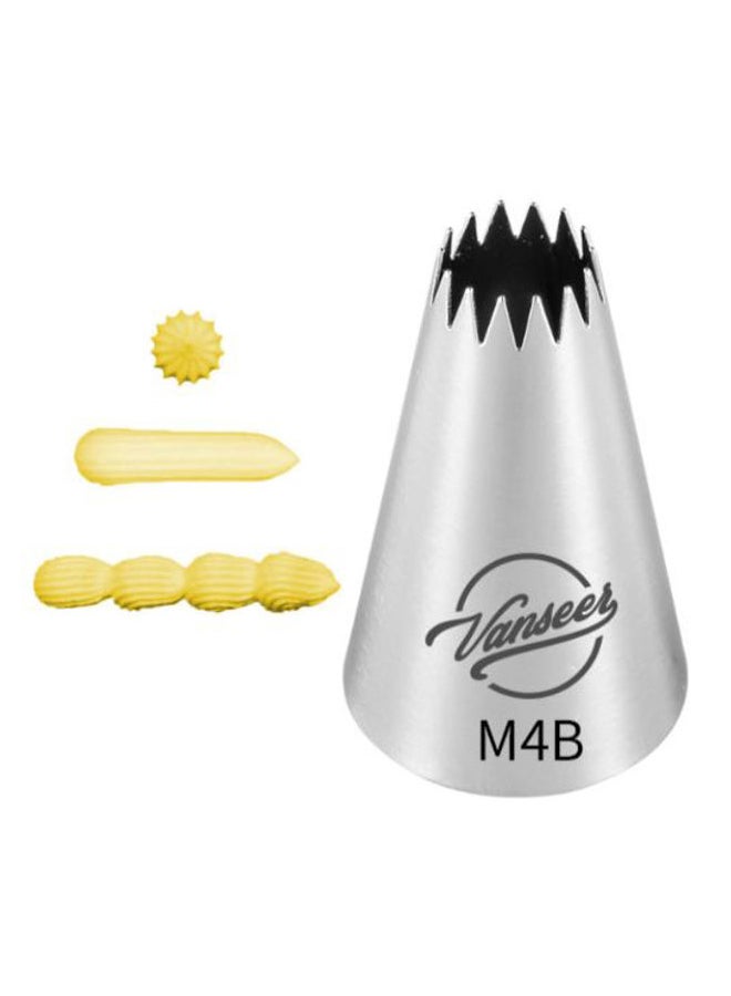 Beauenty Cake Decorating Piping Nozzle Silver 5cm - Image 2