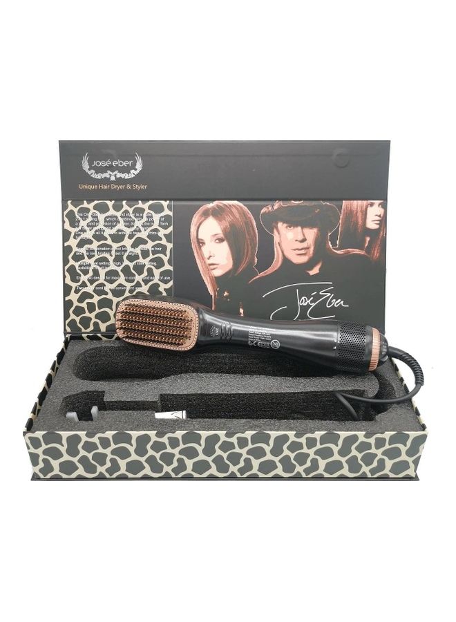 JOSE EBER 2-In-1 Hair Dryer Brush Black  - Image 2