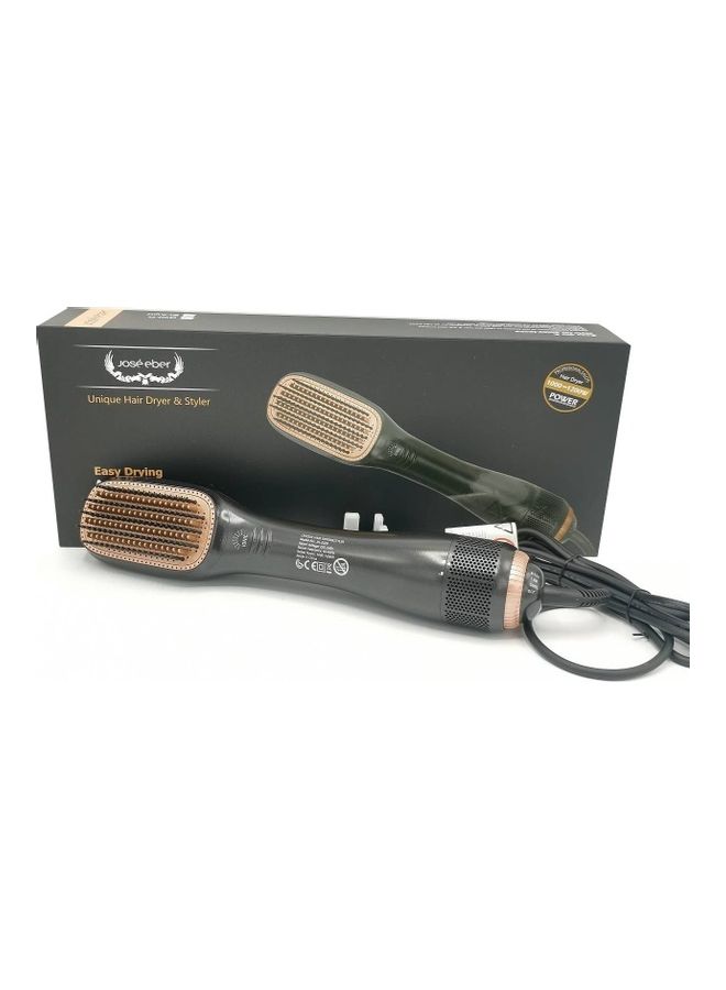 JOSE EBER 2-In-1 Hair Dryer Brush Black  - Image 4