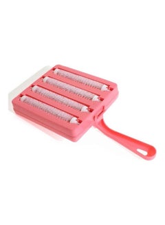 4-Roller Carpet Cleaning Brush Pink