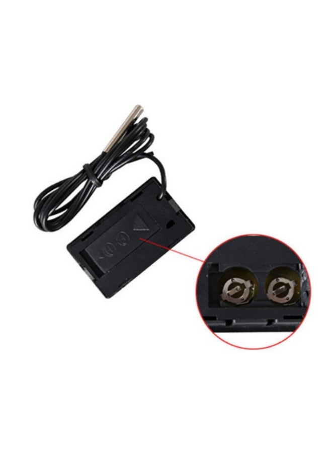 بيوينتي - مقياس حرارة رقمي للثلاجة مزود بشاشة LCD B07MX22L3W أسود - Image 1