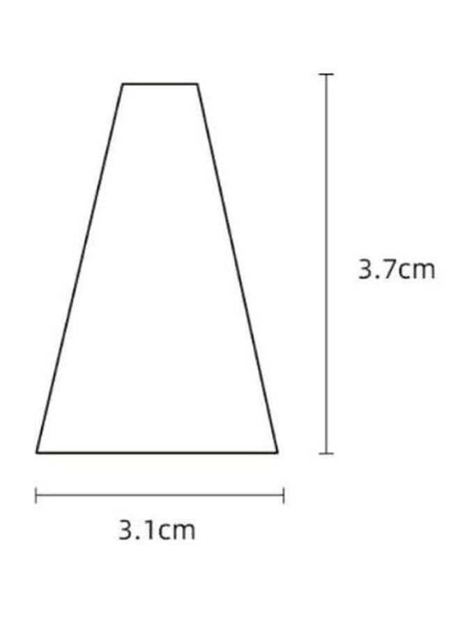 Beauenty Cake Decorating Piping Nozzle Silver 3.7x3.1cm - Image 2