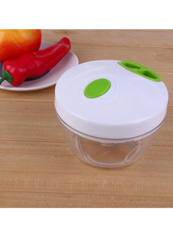 4-Piece Multifunction Food Chopper Multicolour