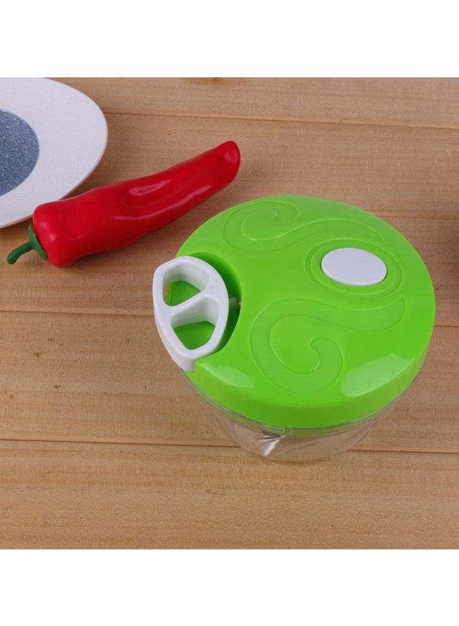 4-Piece Multifunction Food Chopper Multicolour