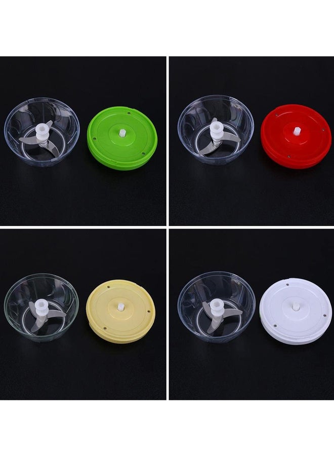 4-Piece Multifunction Food Chopper Multicolour