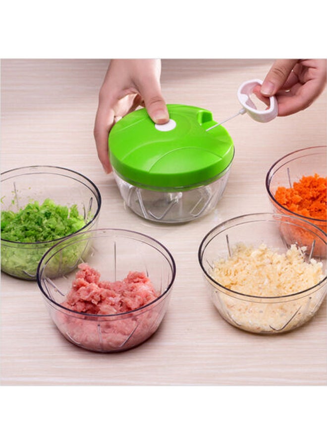 4-Piece Multifunction Food Chopper Multicolour