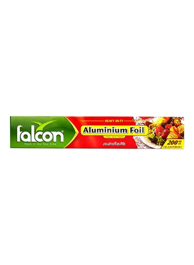 Falcon - Falcon Aluminium Foil 200 Sqft Silver 6130x30cm - Image 1