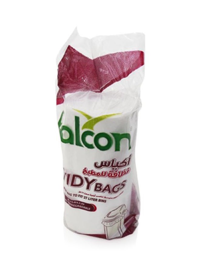 Falcon 40-Piece Wide Tidy Bags Set White 51x66cm - Image 5