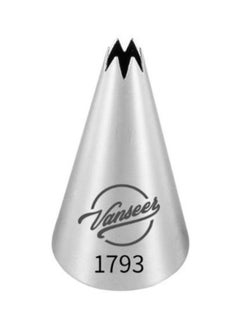 Beauenty Cake Decorating Piping Nozzle Silver 5cm  - Image 1