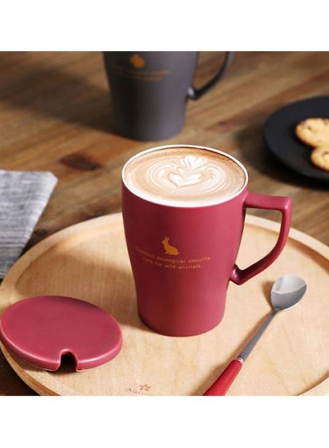 Beauenty 2-Piece Coffee Mug Set Red/Yellow  - Image 3