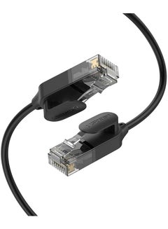 Ethernet Cable 3M High Speed 10Gbps CAT6a Ultra Slim LAN RJ45 Network Cord Gigabit Lead Compatible with PS5/PS4 Xbox One/Series WiFi Box Smart TV Modem Router Black